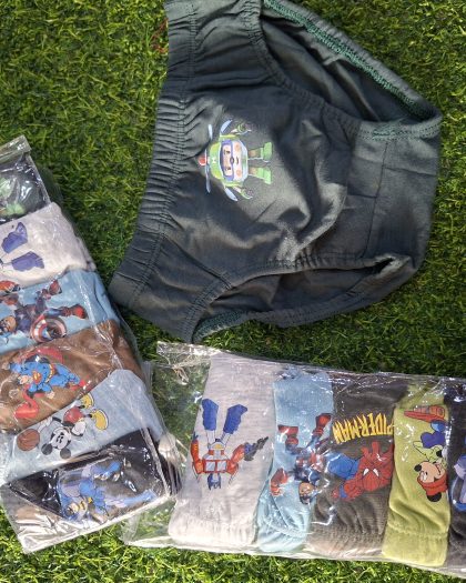 6in1 boys briefs cartoon character